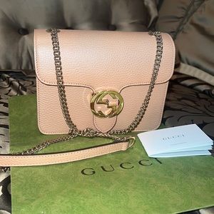 Authentic New Gucci Dollar Calf Camelia  Hand bag